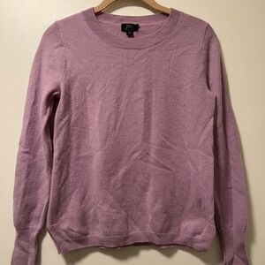 J. Crew Women's Lavender Crew Neck Sweater